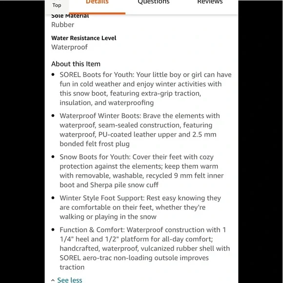 Sorel yoot pac waterproof boots - Picture 5 of 12